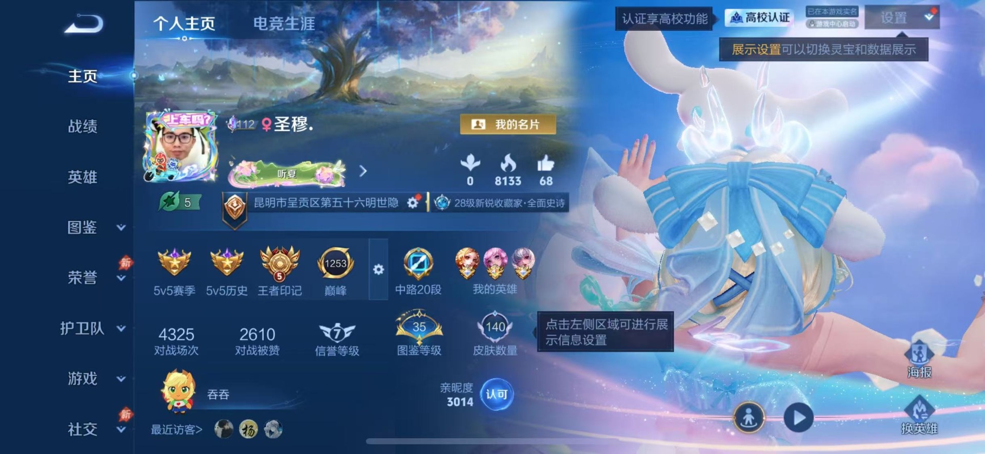 WZQM4655993王者荣耀账号详情图5