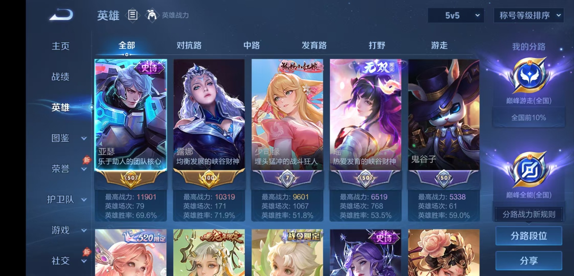WZMMN4660161王者荣耀账号详情图6