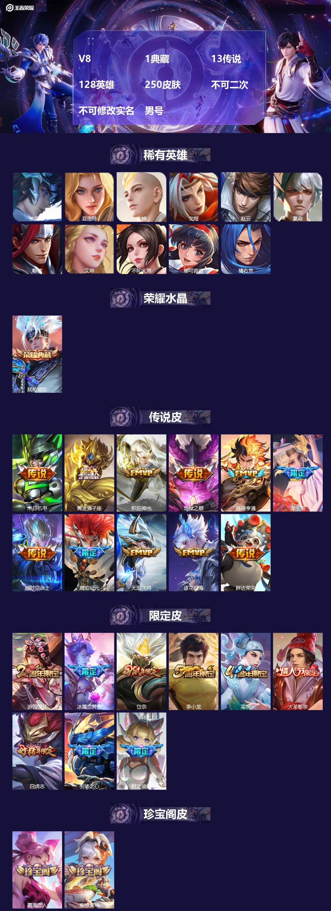 WZLX4706790王者荣耀账号详情图2