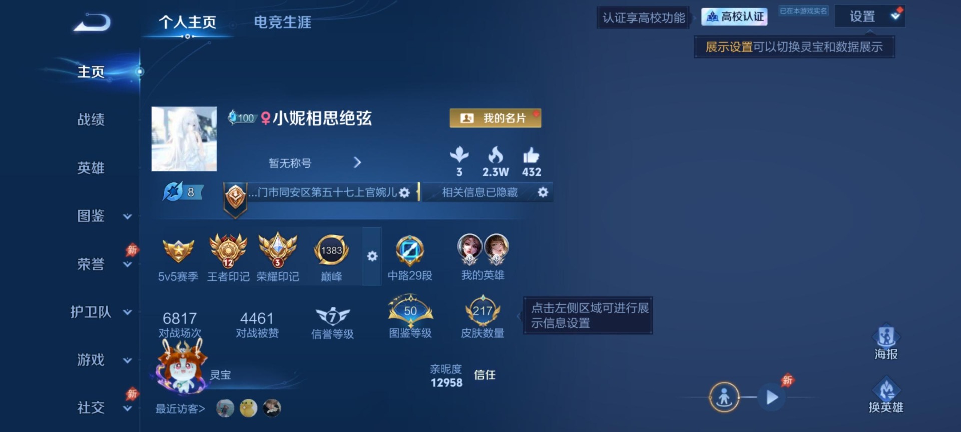 WZQM4701818王者荣耀账号详情图14 WZQM4701818王者荣耀账号详情图14