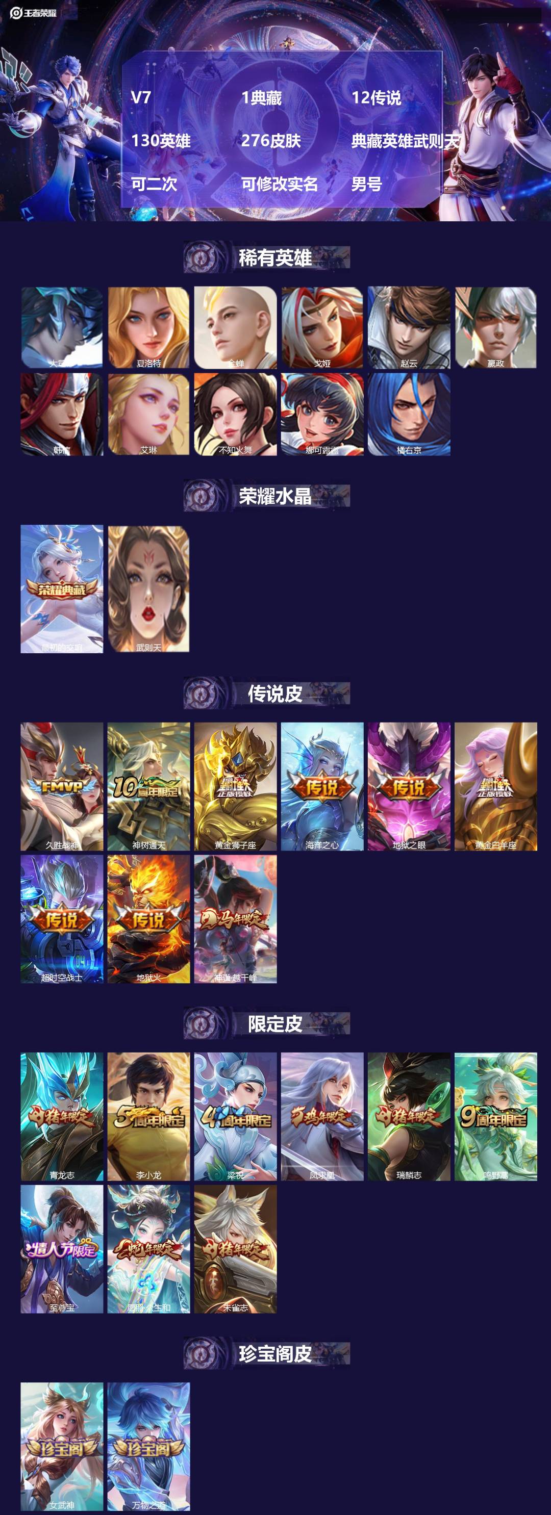 WZMMN4661566王者荣耀账号详情图3 WZMMN4661566王者荣耀账号详情图3