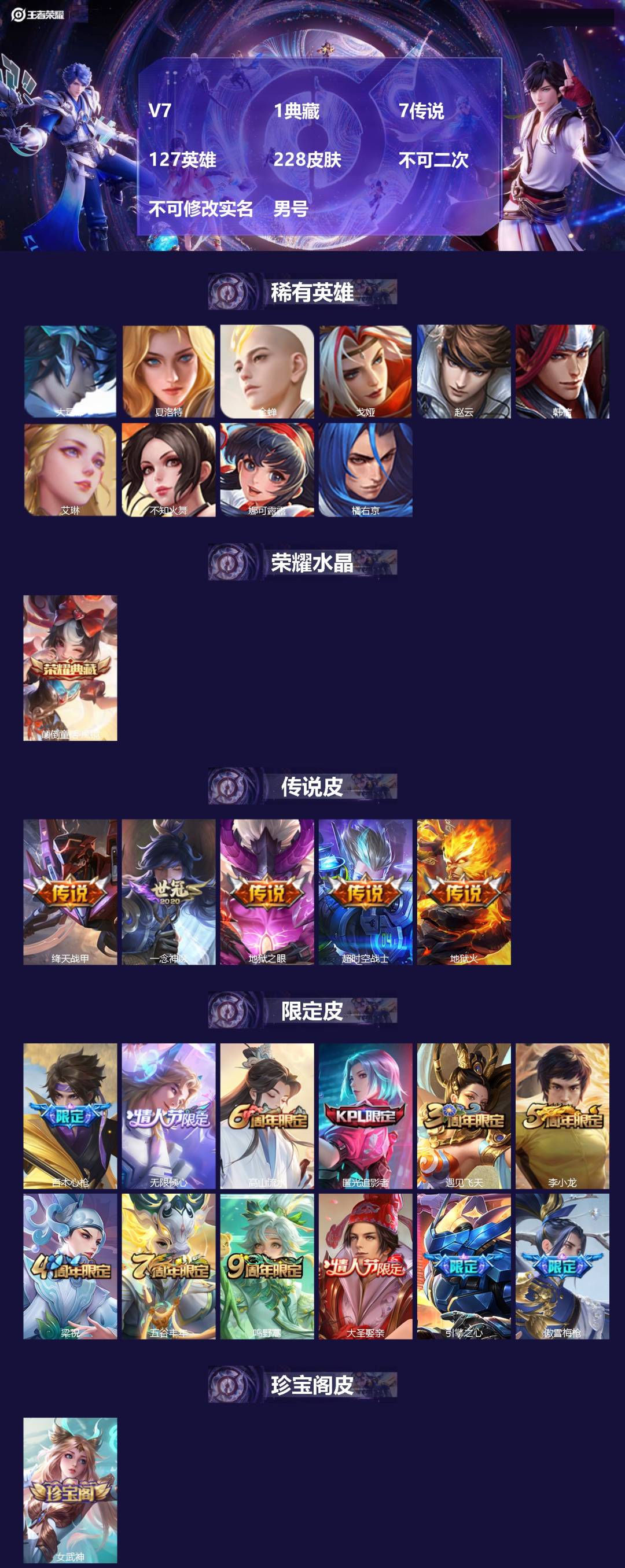 WZMMN4681665王者荣耀账号详情图4