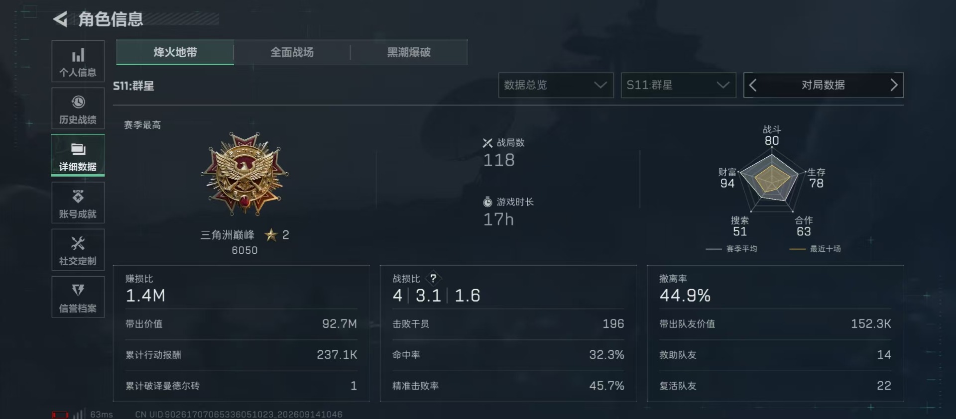 SJZQM4346648三角洲行动账号详情图22 SJZQM4346648三角洲行动账号详情图22