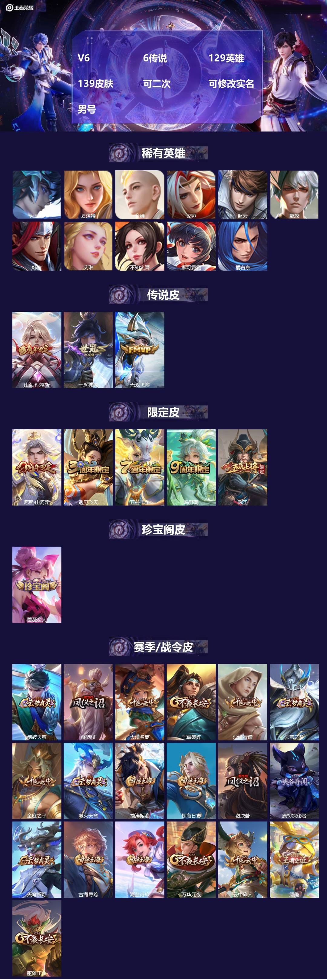 WZMMN4671728王者荣耀账号详情图3 WZMMN4671728王者荣耀账号详情图3