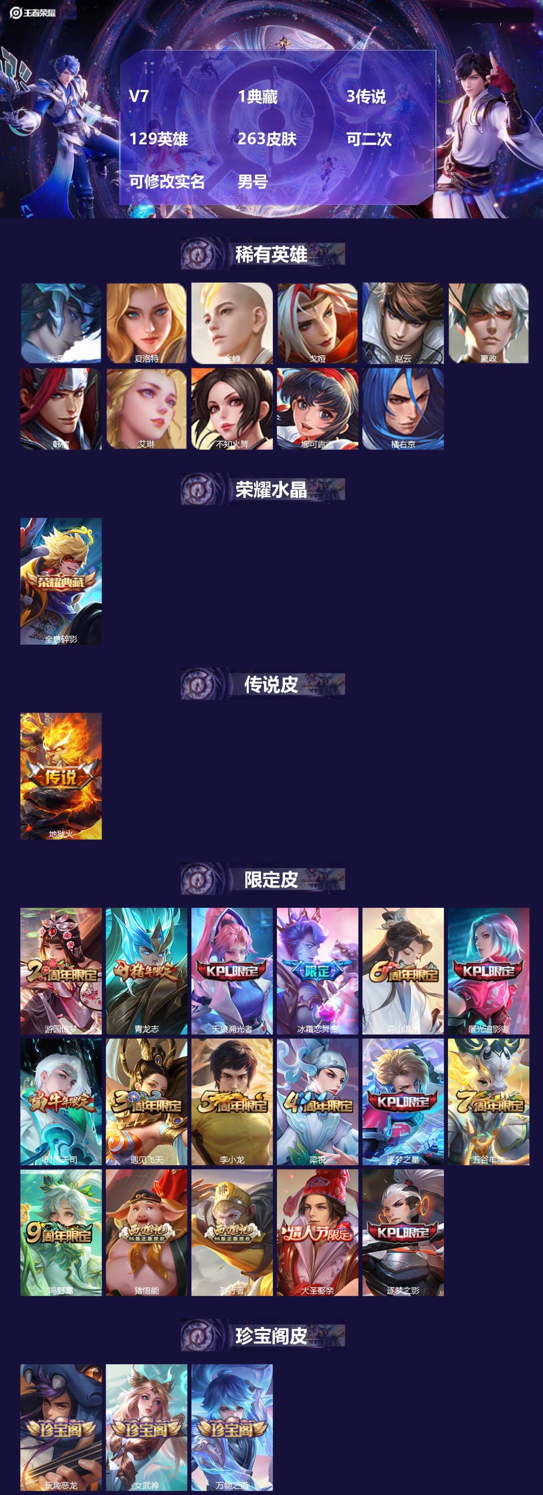WZMMN4674637王者荣耀账号详情图3 WZMMN4674637王者荣耀账号详情图3