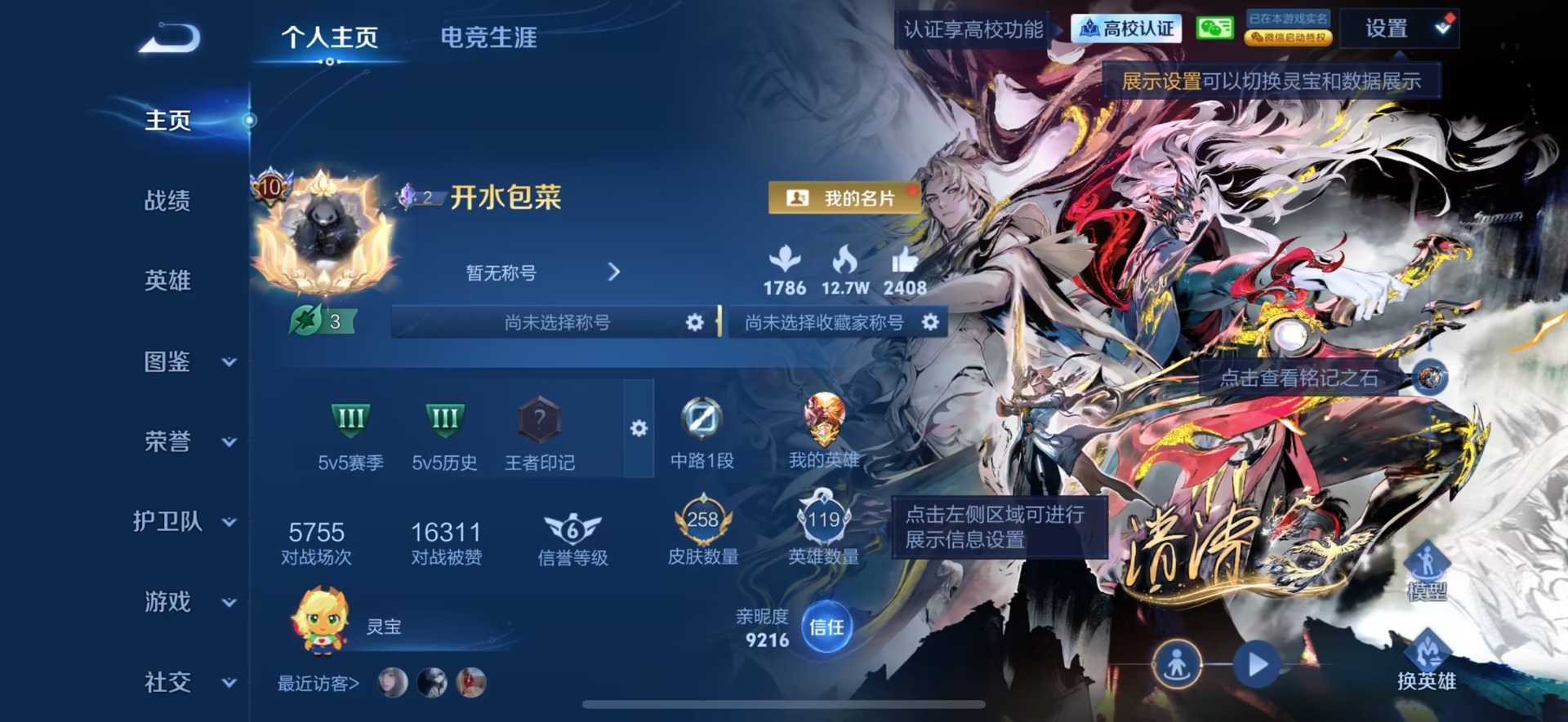 WZQM4676883王者荣耀账号详情图16