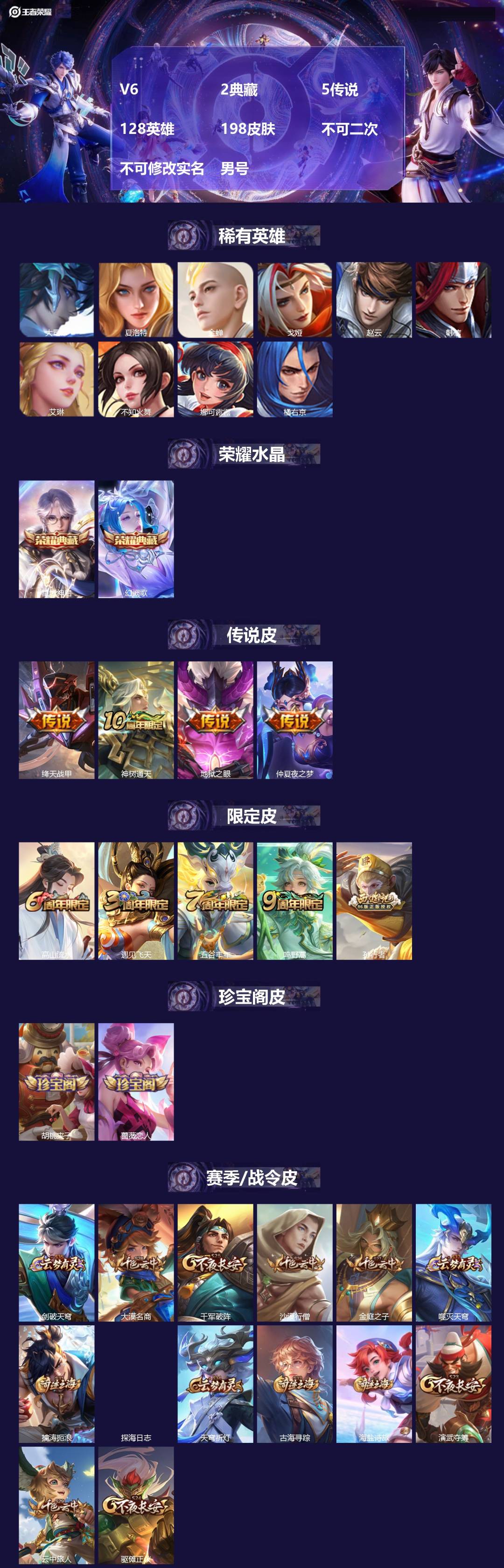 WZMMN4681361王者荣耀账号详情图3 WZMMN4681361王者荣耀账号详情图3