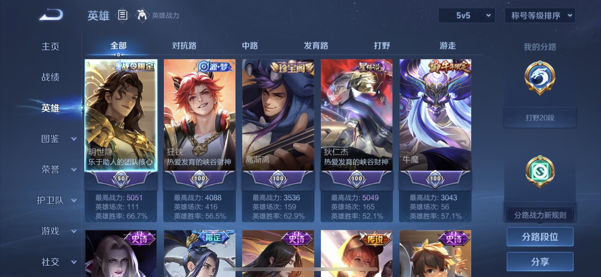 WZQM4706122王者荣耀账号详情图5