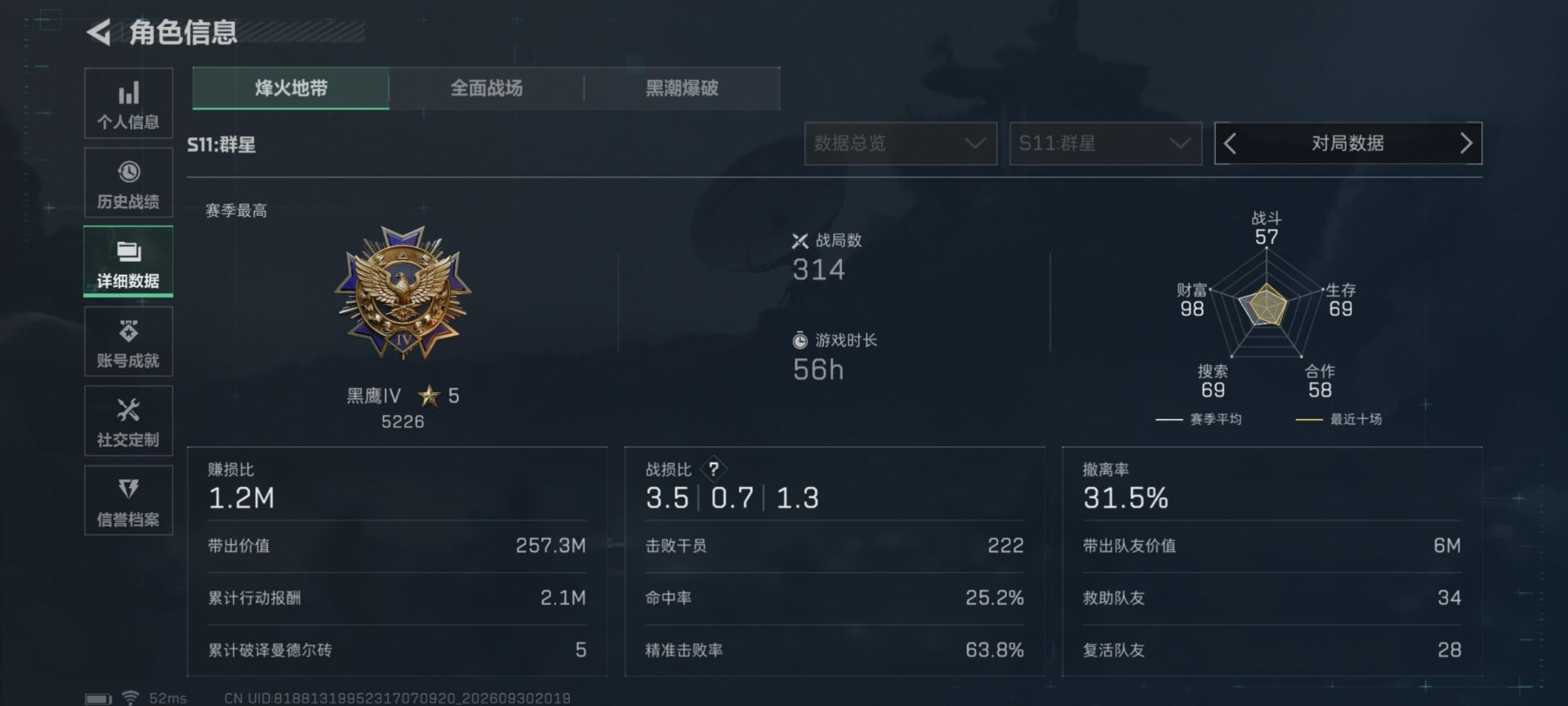 SJZMMN4345133三角洲行动账号详情图32 SJZMMN4345133三角洲行动账号详情图32
