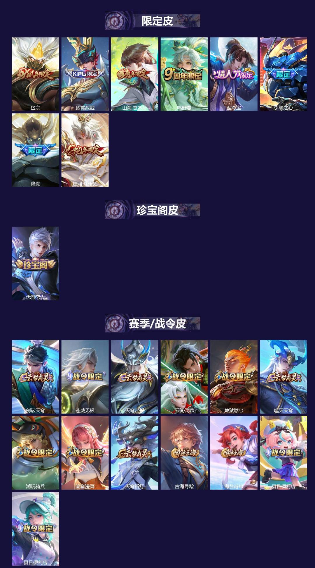 WZQM4709052王者荣耀账号详情图3 WZQM4709052王者荣耀账号详情图3
