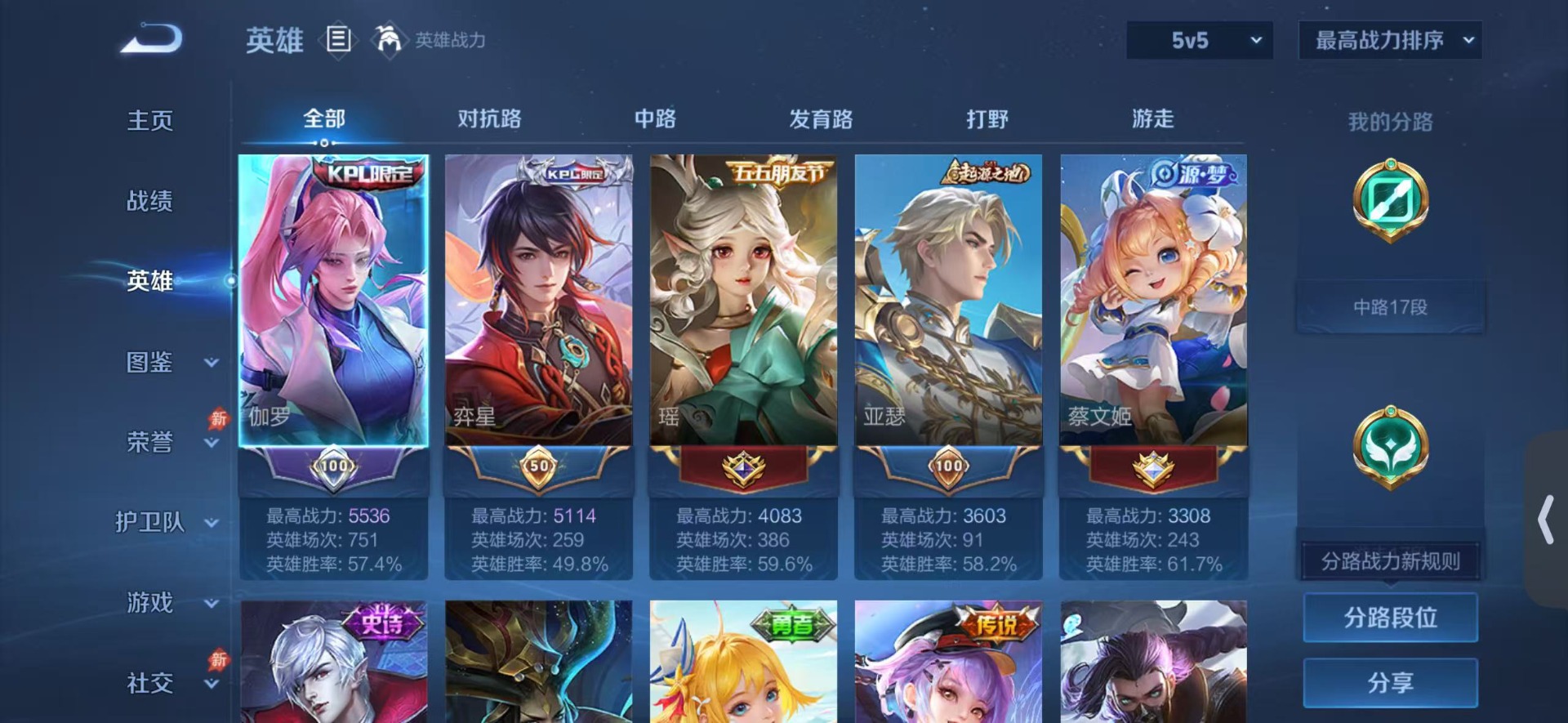 WZQM4760635王者荣耀账号详情图5 WZQM4760635王者荣耀账号详情图5