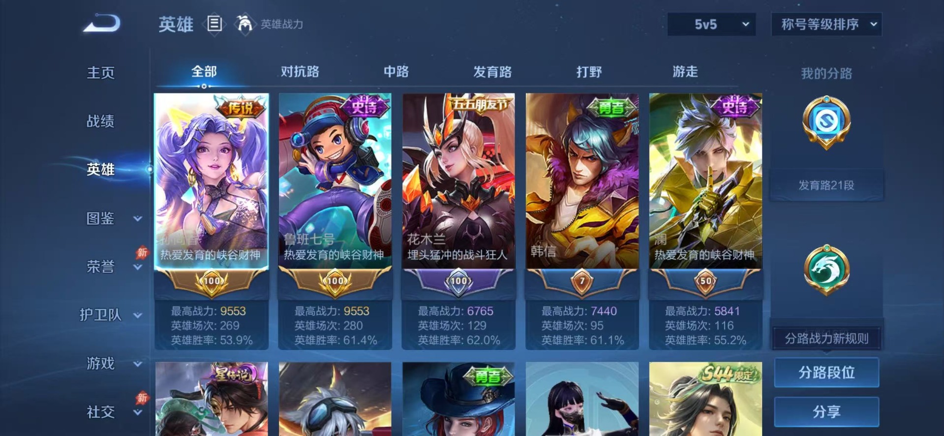 WZMMN4753901王者荣耀账号详情图6 WZMMN4753901王者荣耀账号详情图6