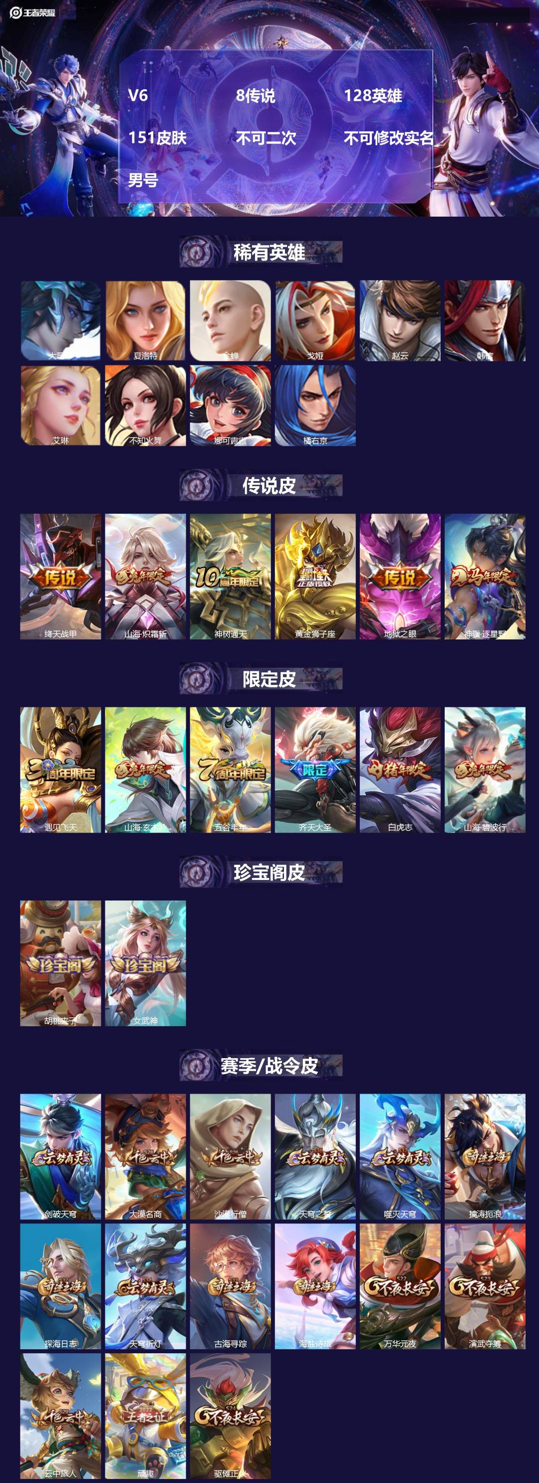 WZMMN4726306王者荣耀账号详情图3 WZMMN4726306王者荣耀账号详情图3