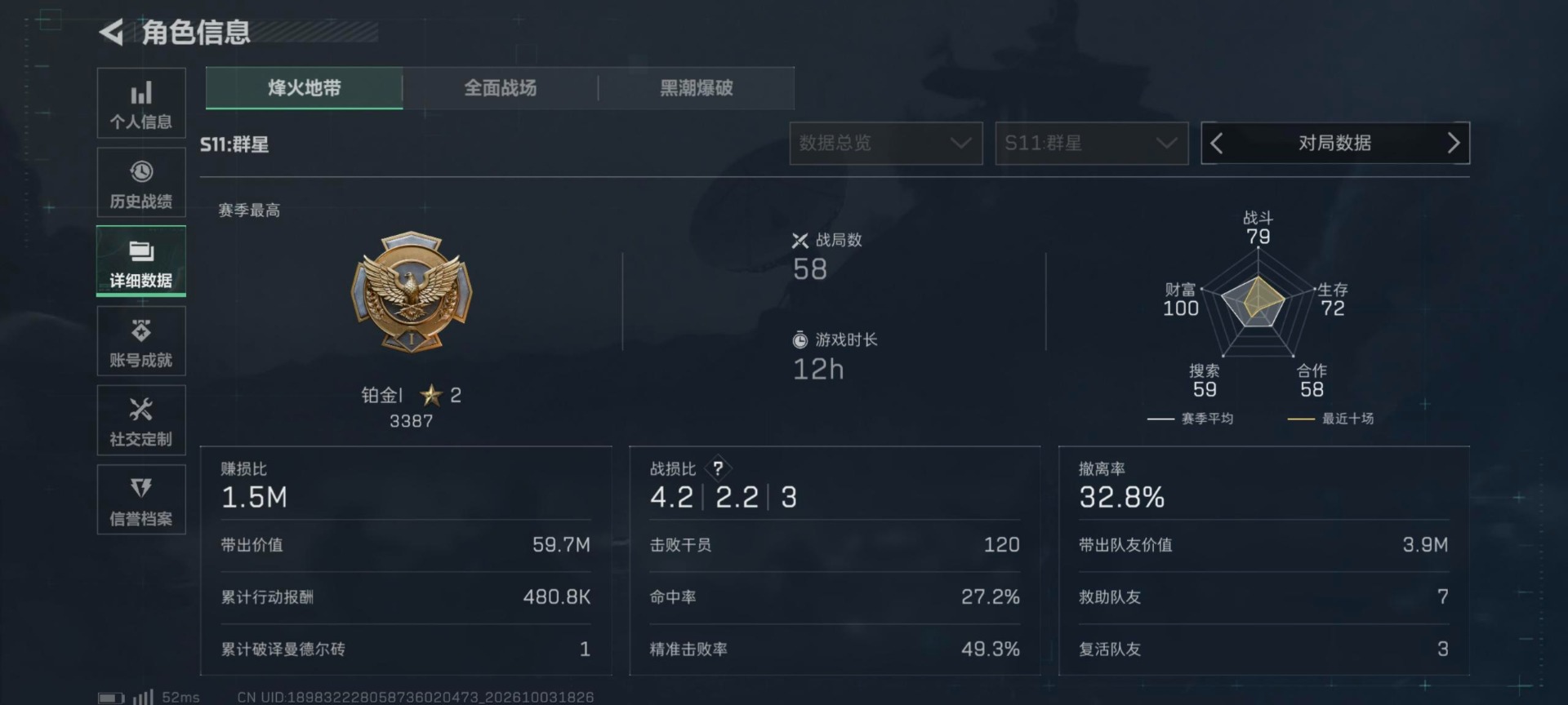 SJZMMN4378760三角洲行动账号详情图18 SJZMMN4378760三角洲行动账号详情图18