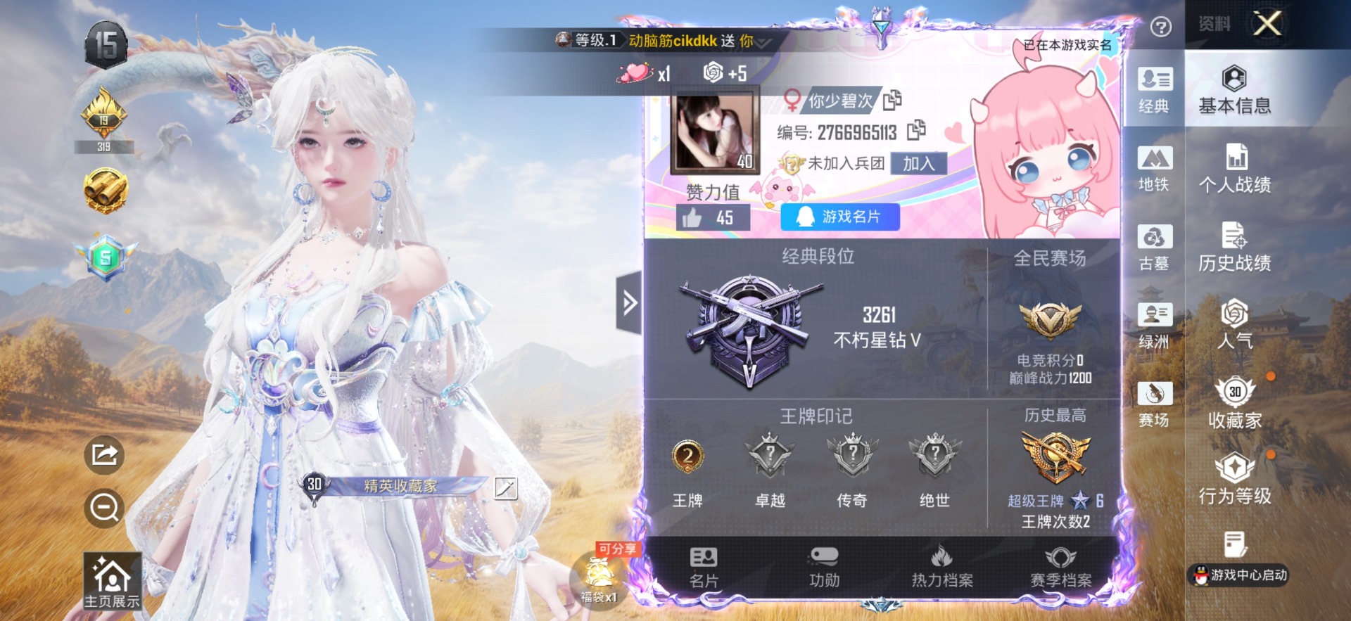 HPMMN4462651和平精英账号详情图16