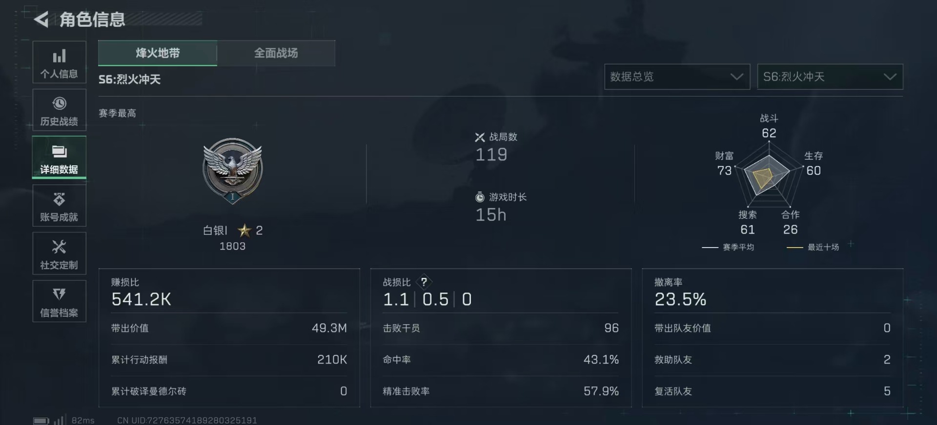 SJZMMN4341713三角洲行动账号详情图5