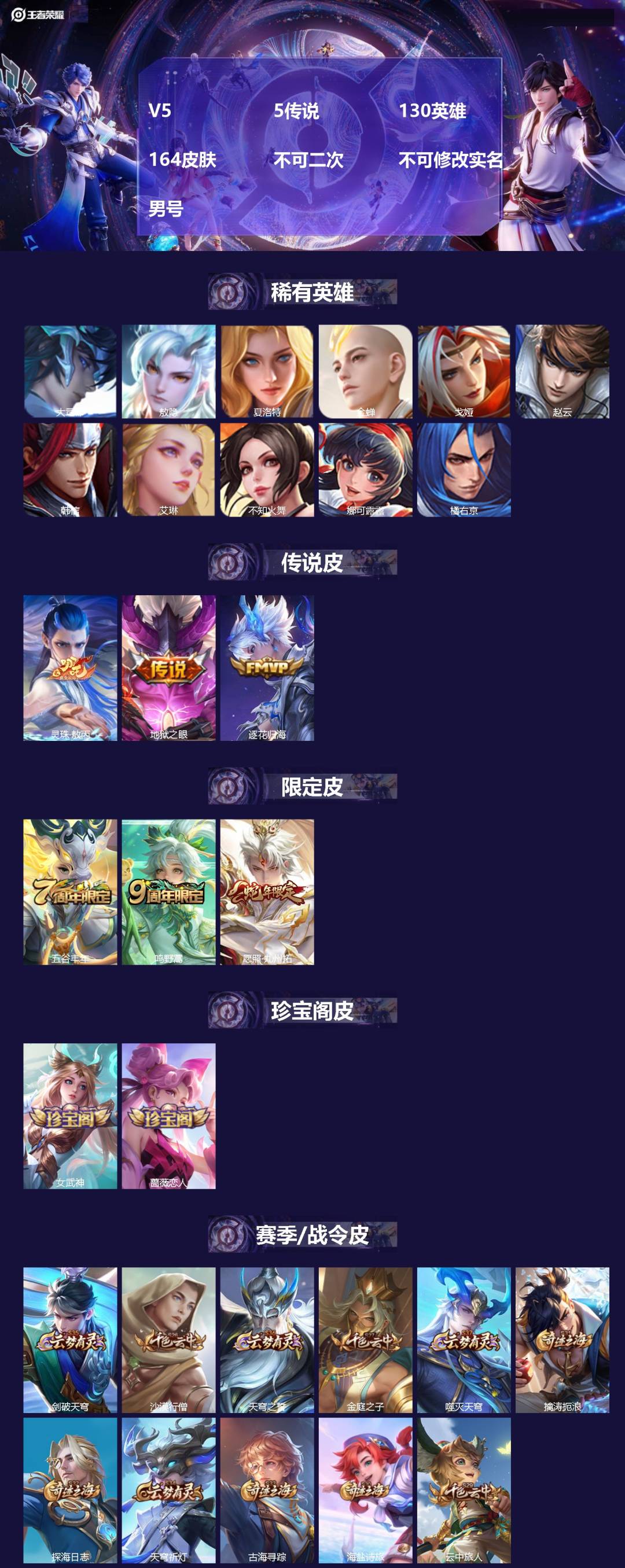 WZMMN4727832王者荣耀账号详情图4