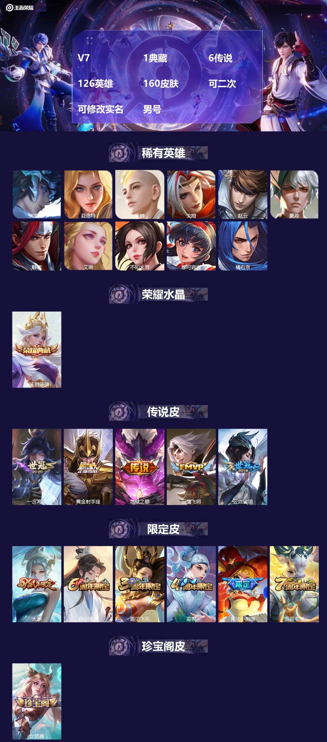 WZMMN4730219王者荣耀账号详情图4