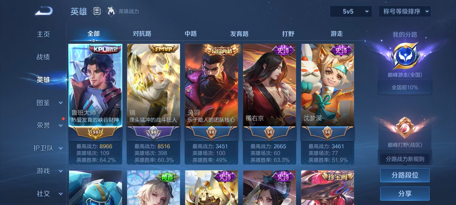 WZMMN4759770王者荣耀账号详情图21