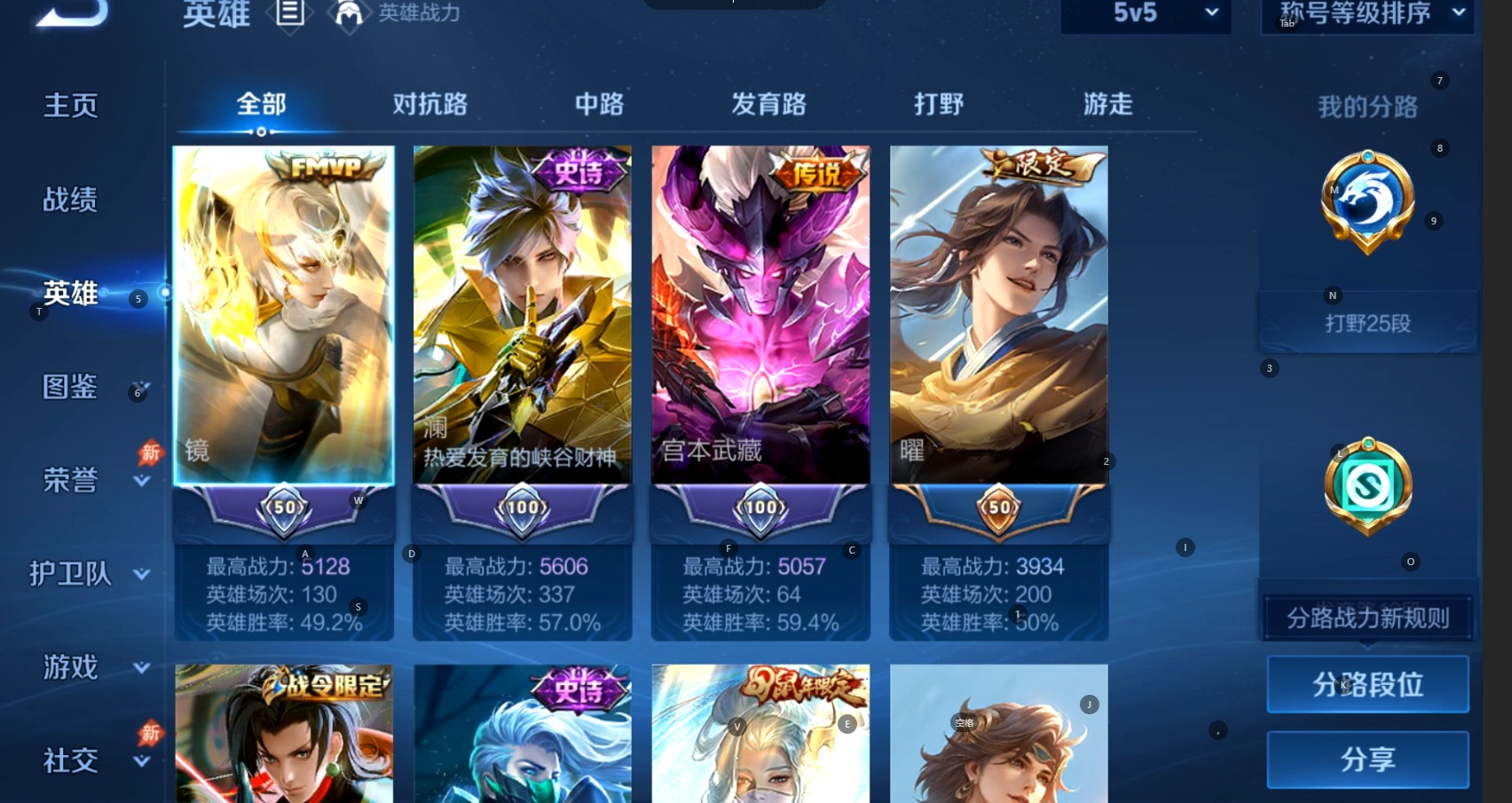 WZMMN4733575王者荣耀账号详情图6