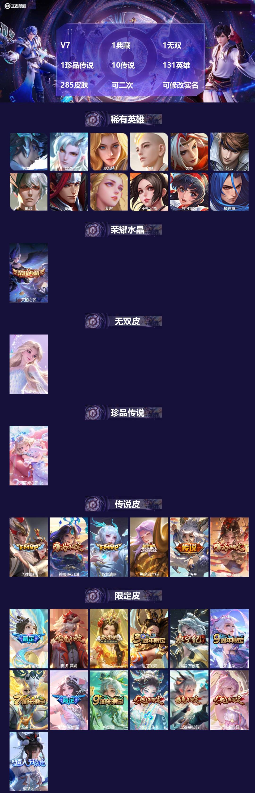 WZMMN4732275王者荣耀账号详情图4