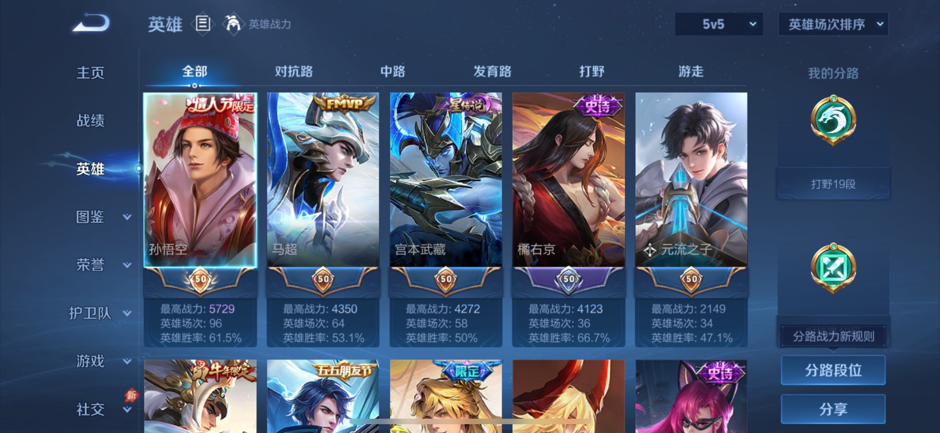 WZMMN4742134王者荣耀账号详情图6
