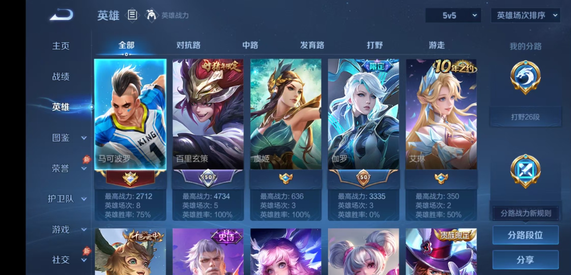 WZMMN4742304王者荣耀账号详情图6 WZMMN4742304王者荣耀账号详情图6