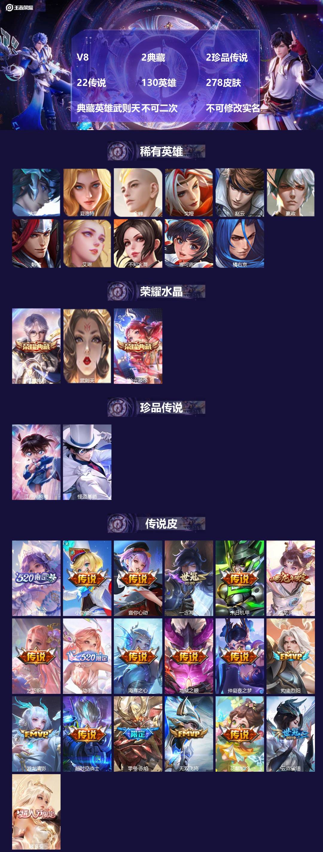WZMMN4753325王者荣耀账号详情图4 WZMMN4753325王者荣耀账号详情图4