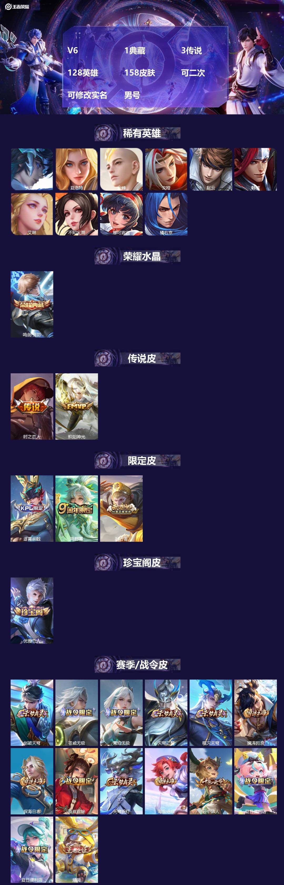 WZMMN4738401王者荣耀账号详情图3 WZMMN4738401王者荣耀账号详情图3