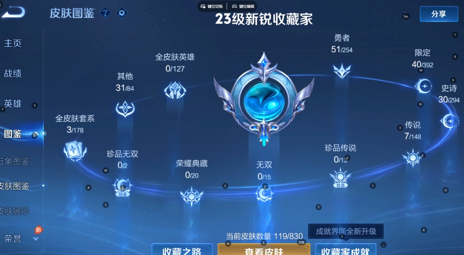 WZMMN4748633王者荣耀账号详情图6 WZMMN4748633王者荣耀账号详情图6