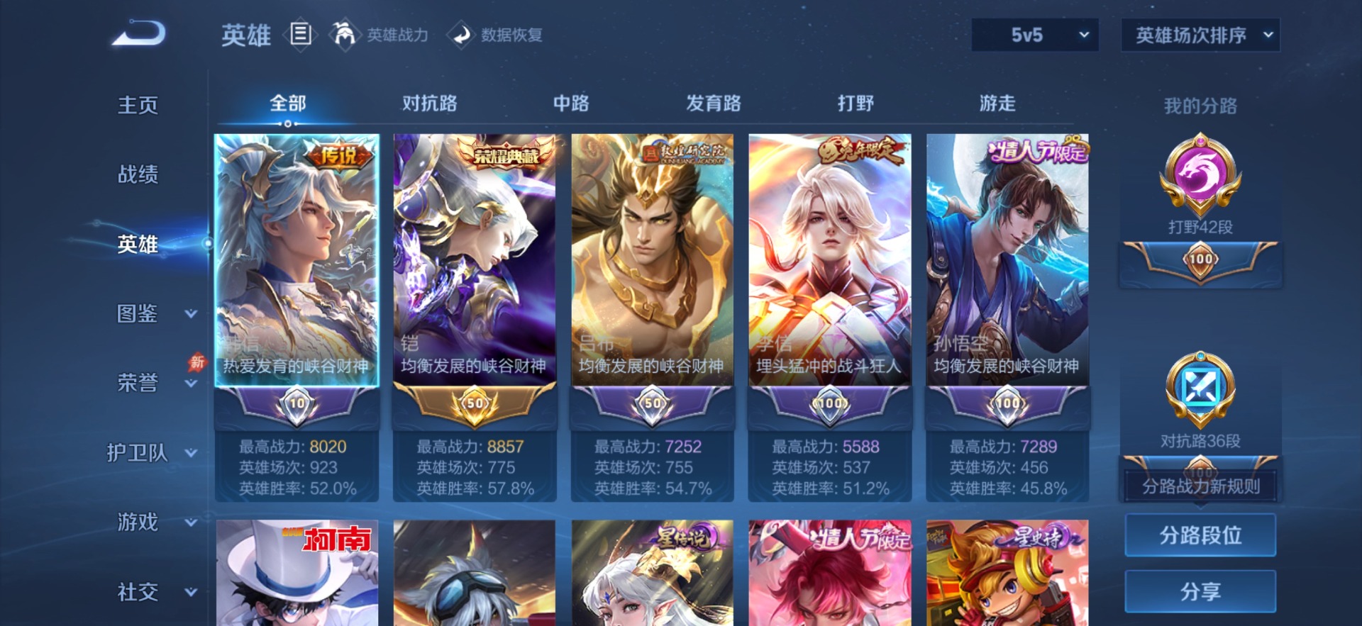 WZQM4755709王者荣耀账号详情图6