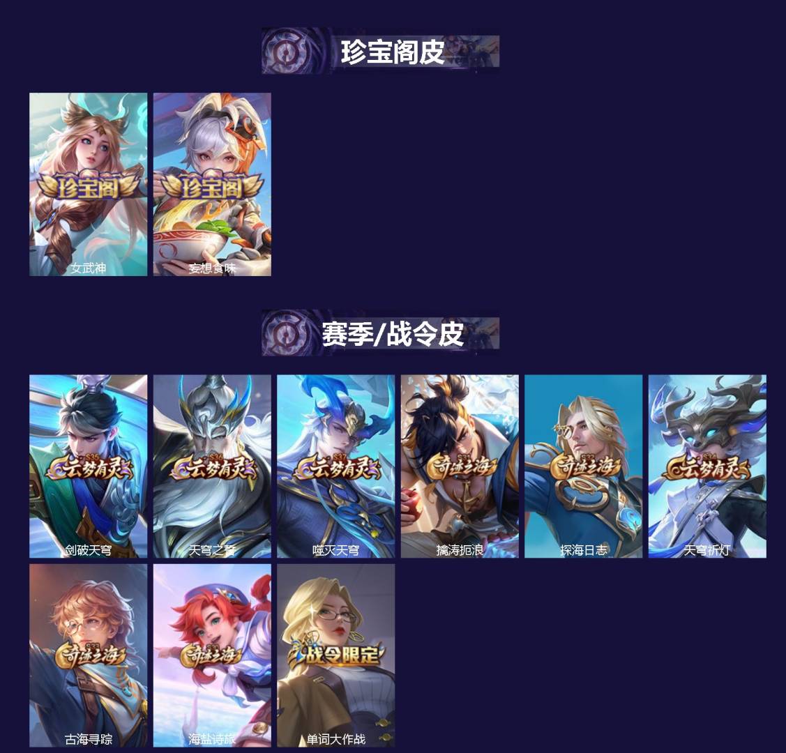 WZQM4747992王者荣耀账号详情图3 WZQM4747992王者荣耀账号详情图3