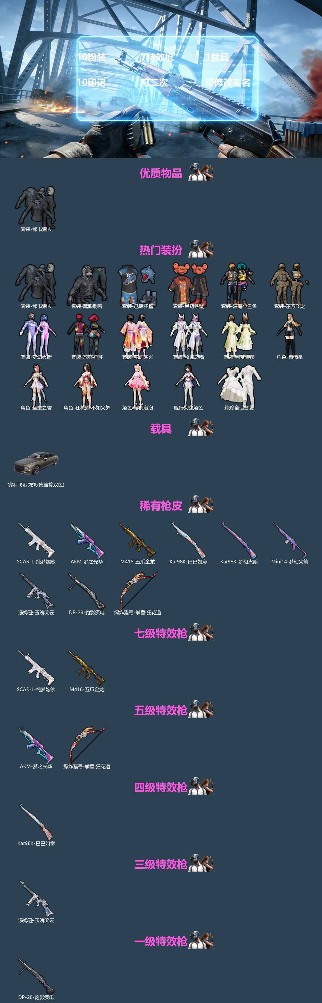 HPMMN4438185和平精英账号详情图3