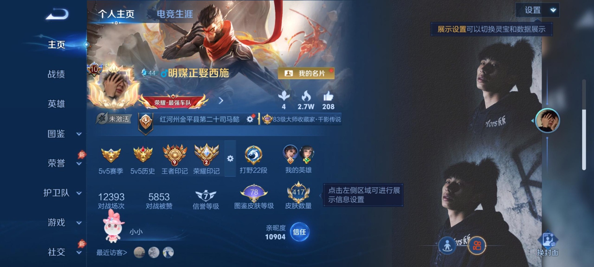 WZQM4770423王者荣耀账号详情图20 WZQM4770423王者荣耀账号详情图20