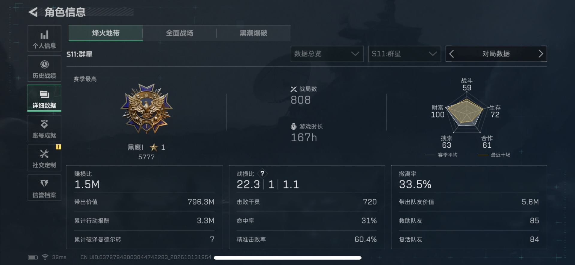 SJZQM4381091三角洲行动账号详情图19 SJZQM4381091三角洲行动账号详情图19