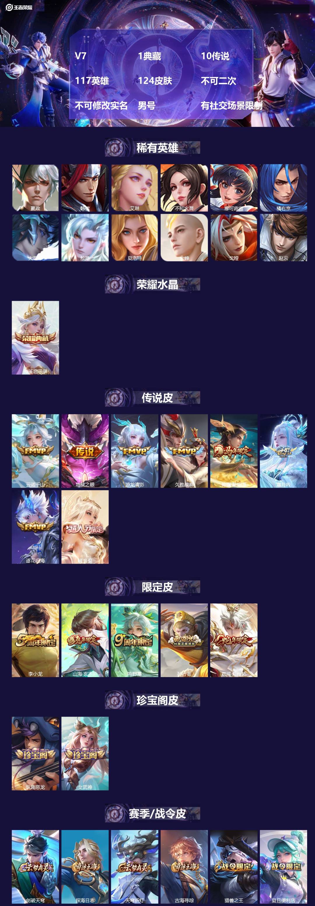 WZMMN4758393王者荣耀账号详情图3