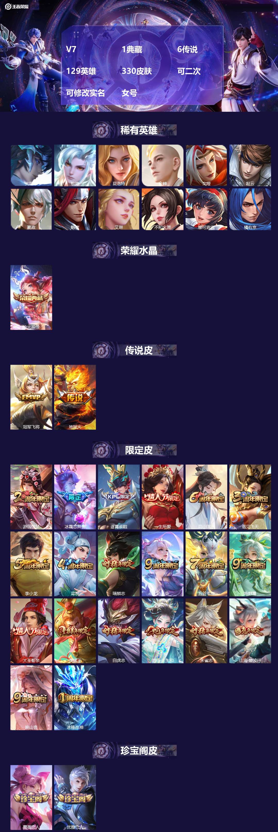 WZMMN4758432王者荣耀账号详情图4 WZMMN4758432王者荣耀账号详情图4