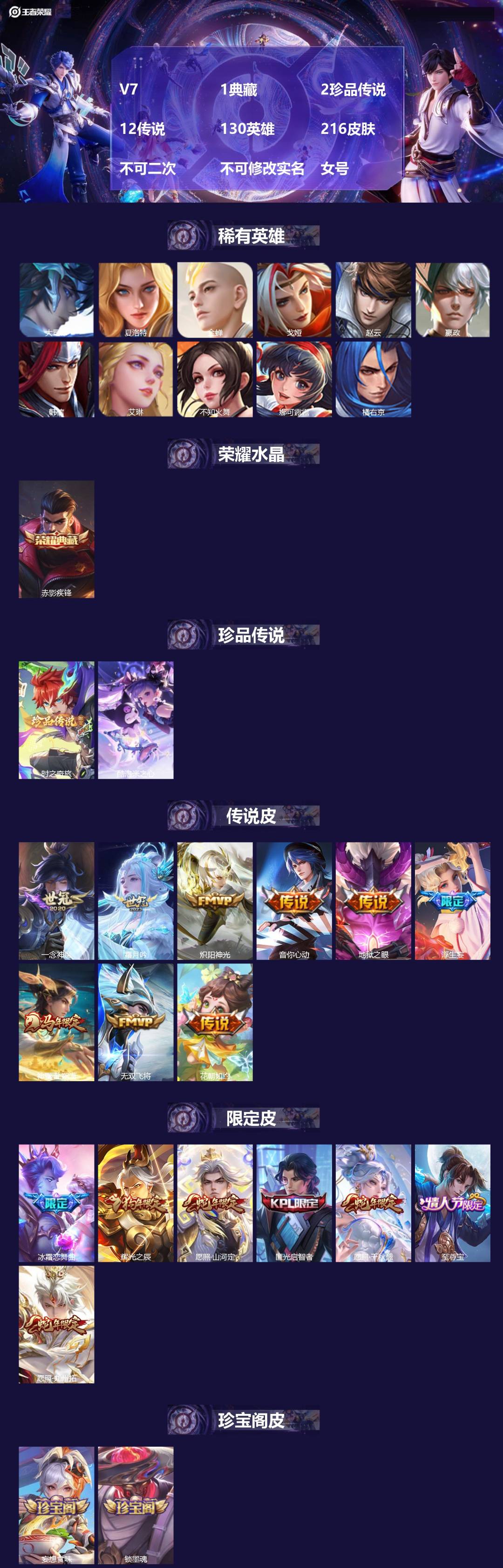WZMMN4759770王者荣耀账号详情图3