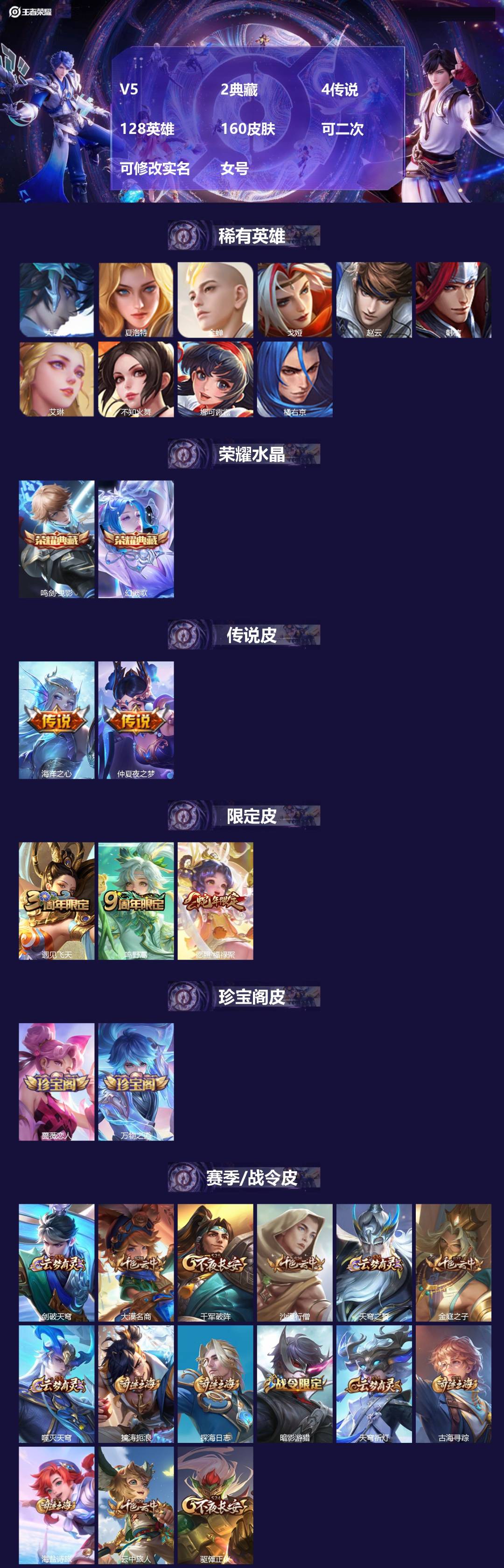 WZMMN4762346王者荣耀账号详情图3 WZMMN4762346王者荣耀账号详情图3