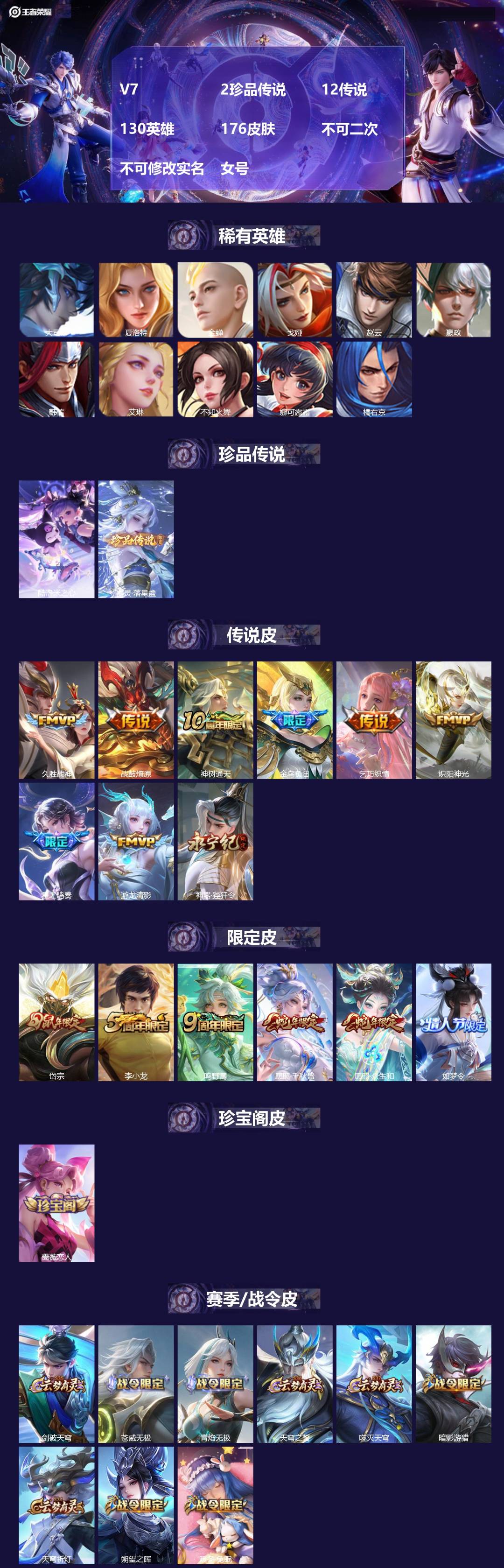 WZMMN4763993王者荣耀账号详情图3