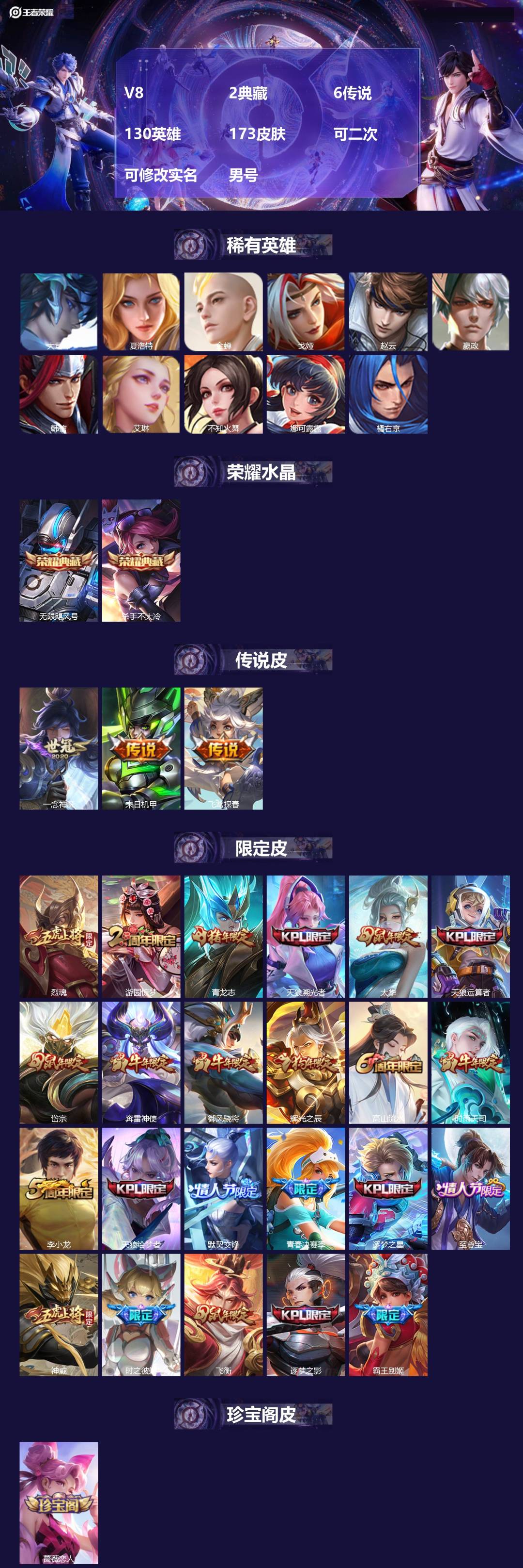 WZMMN4767144王者荣耀账号详情图3