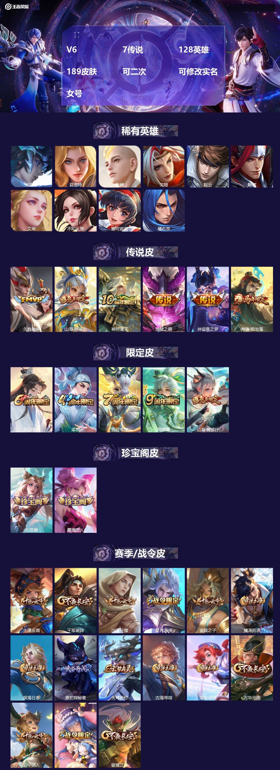 WZMMN4769627王者荣耀账号详情图3 WZMMN4769627王者荣耀账号详情图3