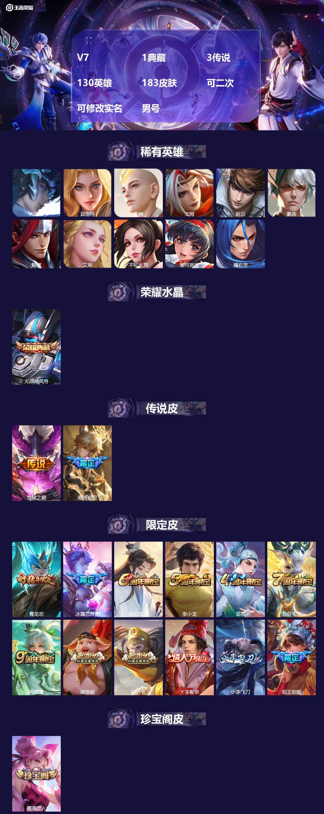 WZMMN4769735王者荣耀账号详情图4
