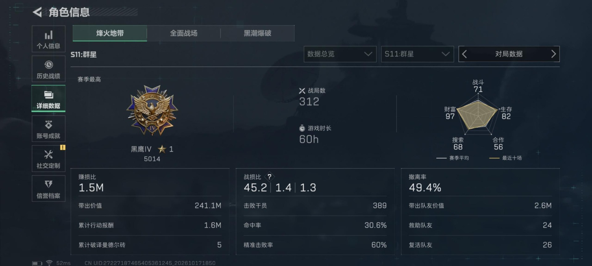 SJZMMN4375679三角洲行动账号详情图13 SJZMMN4375679三角洲行动账号详情图13