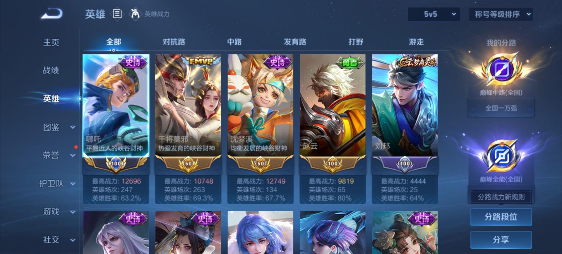 WZQM4792288王者荣耀账号详情图4