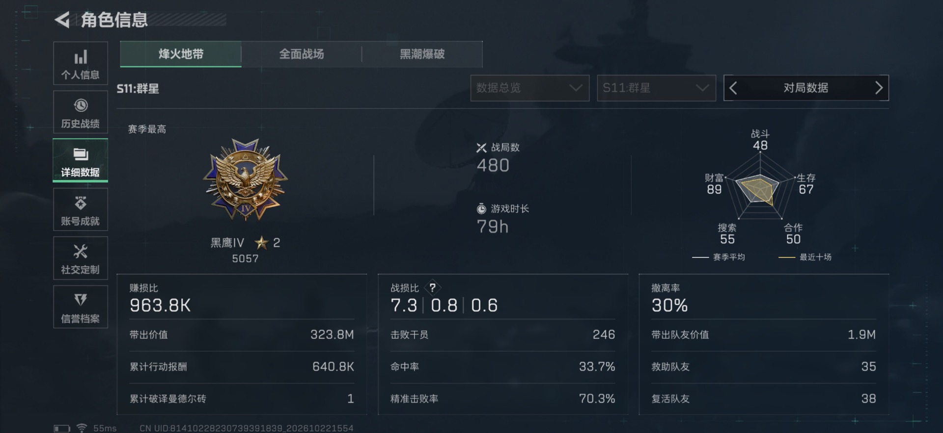 SJZMMN4378550三角洲行动账号详情图5 SJZMMN4378550三角洲行动账号详情图5