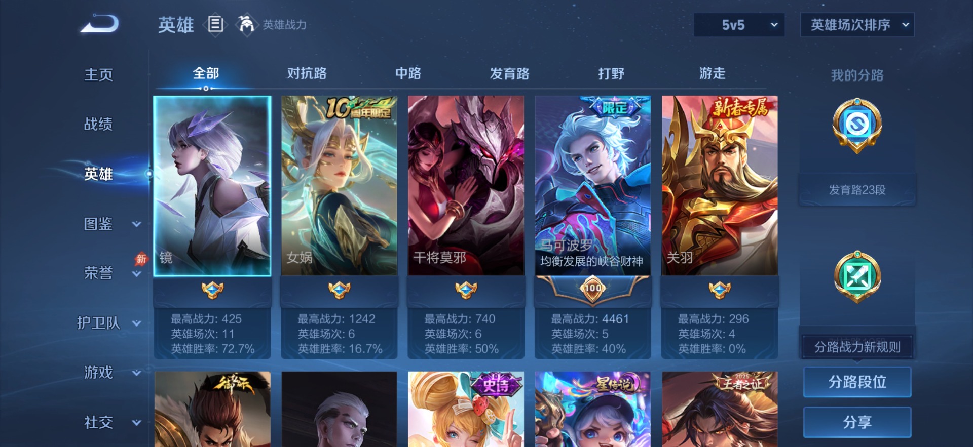 WZMMN4792406王者荣耀账号详情图5 WZMMN4792406王者荣耀账号详情图5
