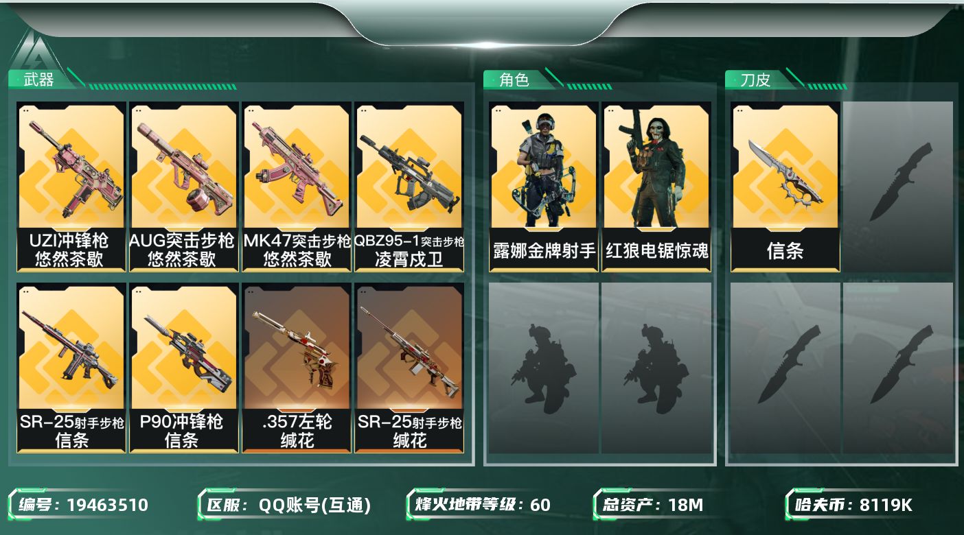 SJZQM4117324三角洲行动账号详情图17