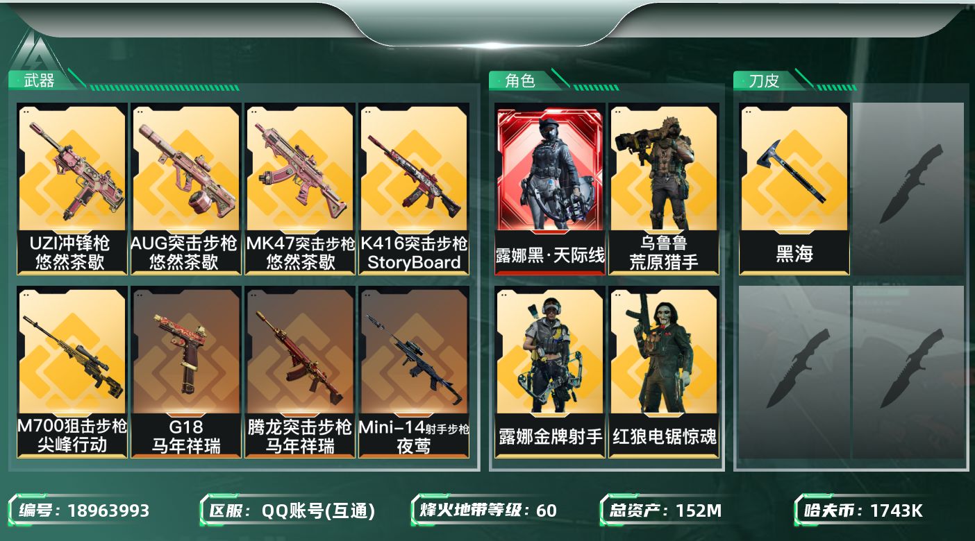 SJZQM4110951三角洲行动账号详情图12