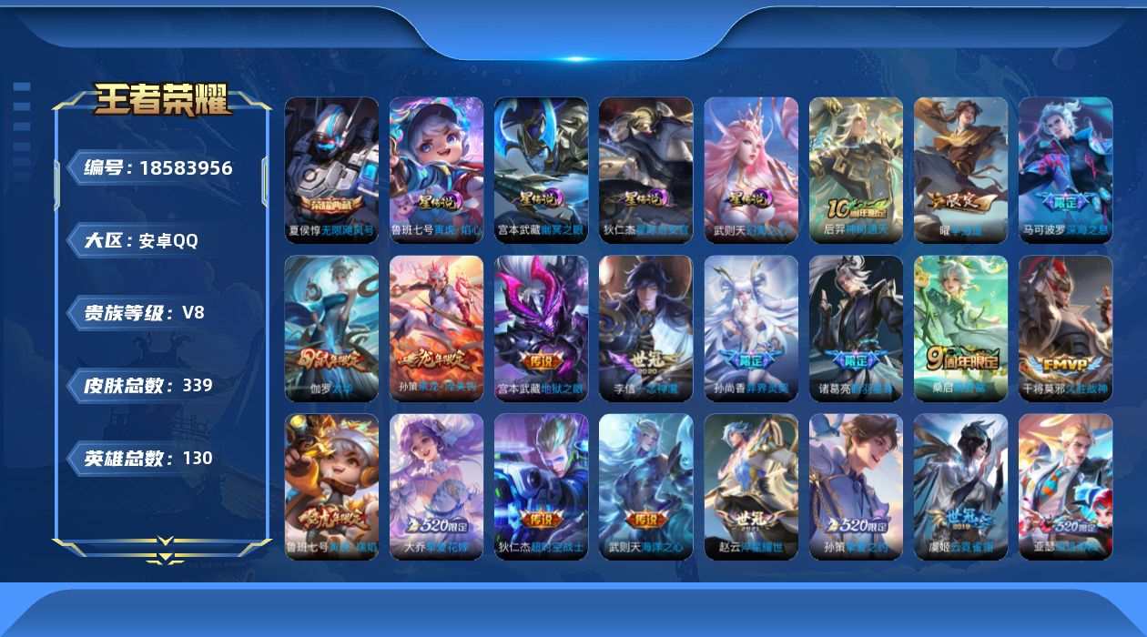 WZQM4297103王者荣耀账号详情图18